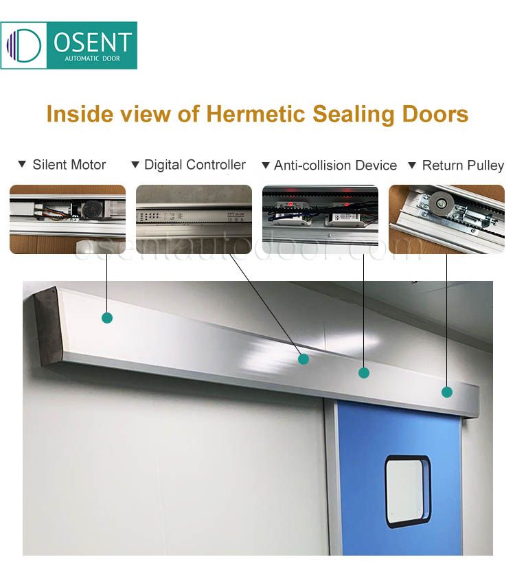 Inside view of Hermetic Sealing Doors