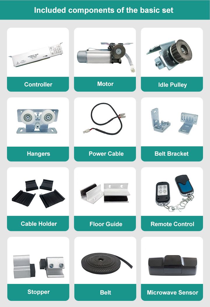 Included components of the basic set DSL 200L