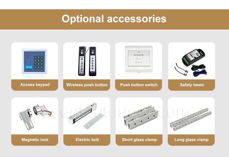 optional accessories